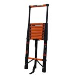 ⁦سلم حديد كربوني تلسكوبي مستورد قابل للتعديل بطول 3.9 متر – سلم مفرد موديل: YT-CTS390⁩ - الصورة ⁦9⁩